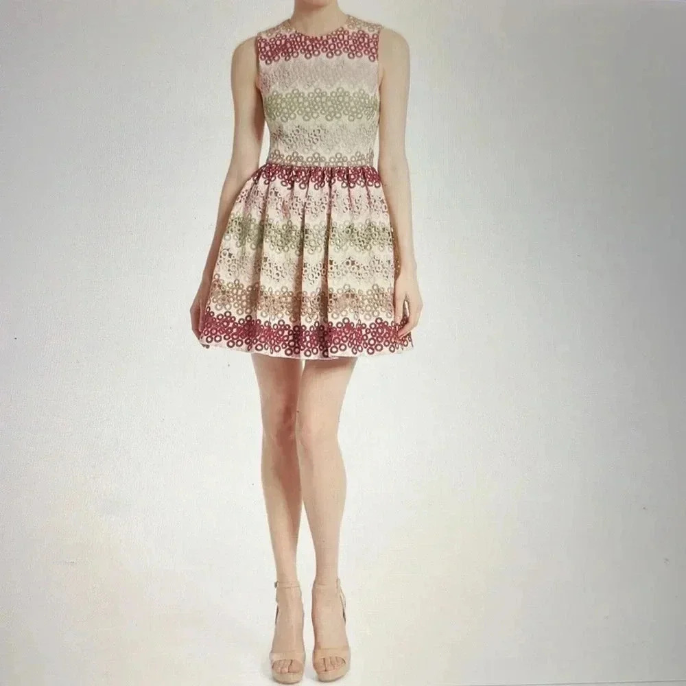 Alice & Olivia Jacquard cocktail/Party dress size 2